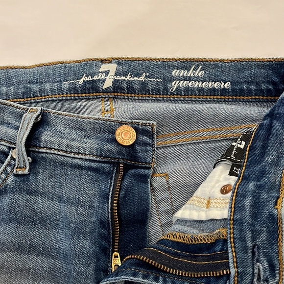 7 For All Mankind Gwenevere Skinny Ankle Size 27 - Picture 16 of 16
